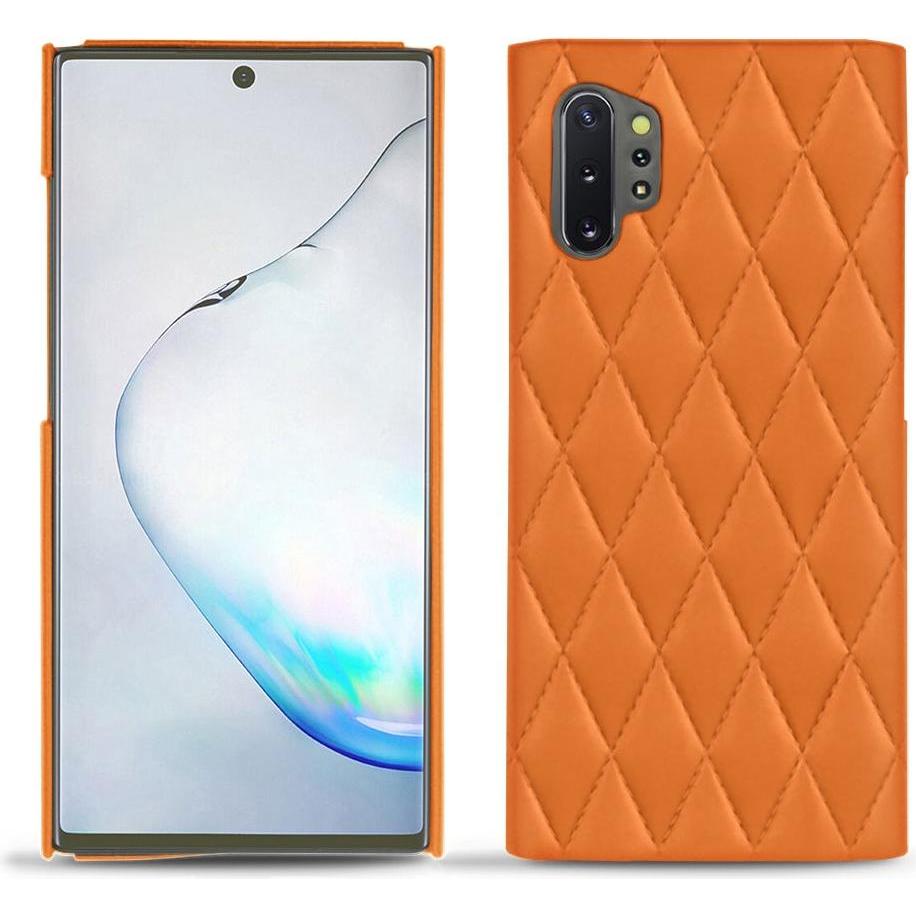 Noreve Lederschutzhülle (Samsung Galaxy Note 10+), Smartphone Hülle, Orange