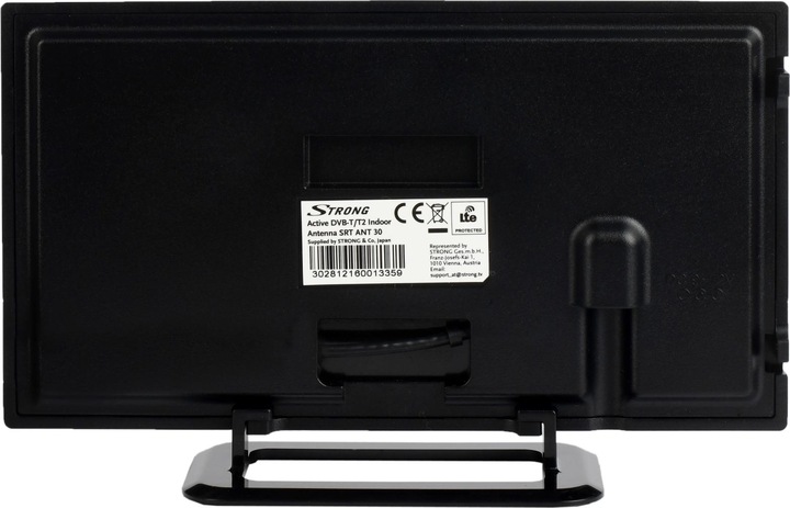 Actual product image Strong SRT ANT 30 - Black - DVB-T,DVB-T2 - IEC M - 5 V/40 mA - 75 Ohm - 16 dB (Indoor antenna, 16 dB, DVB-T / -T2)