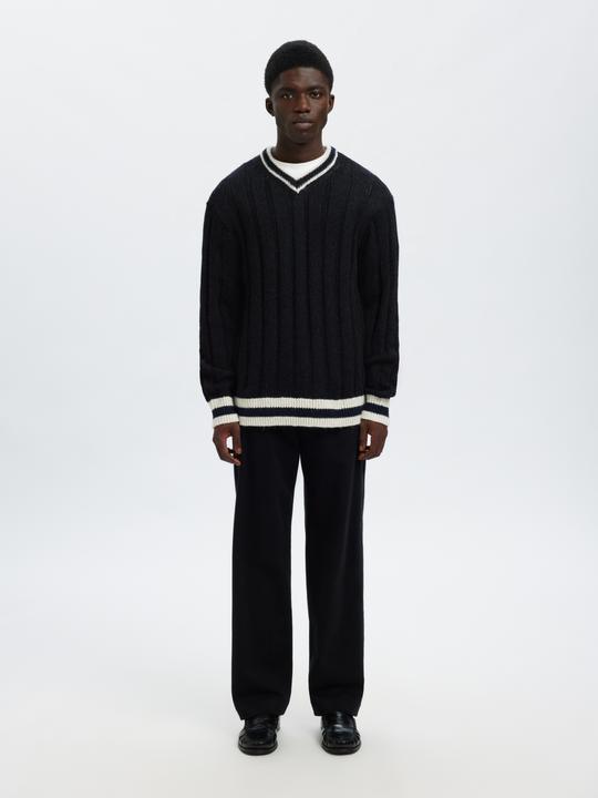 Immagine prodotto Selected Wollmix Pullover mit V-Ausschnitt (L)