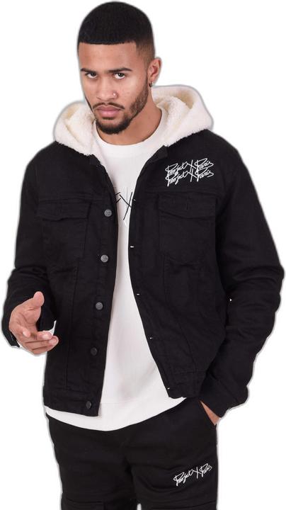 Actual product image Project X Paris Denim jacket with shearling hood (S)