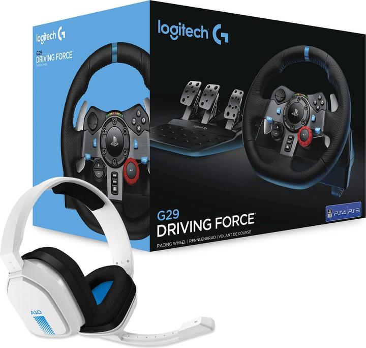Logitech G G29 Driving Force Racing Wheel (PS4, PS3, PS5, PC)