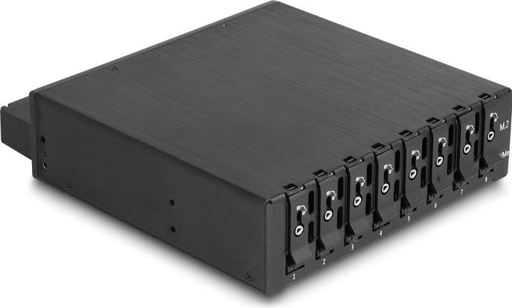 Produktbild Delock 5.25? Wechselrahmen für 8 x M.2 NVMe SSD mit Slim SAS