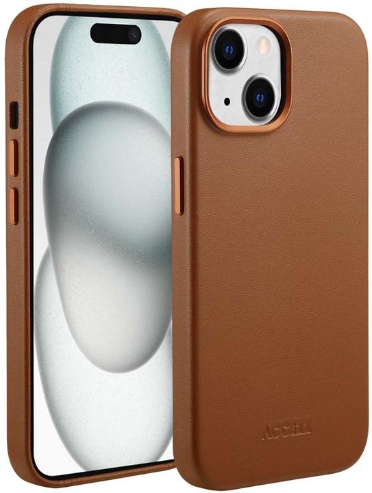 Actual product image Accezz MagSafe Leather Case (Apple iPhone 15)