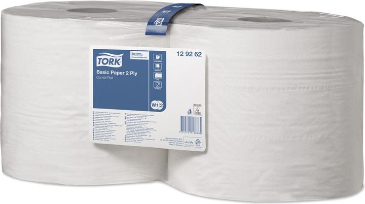 Actual product image Tork Basic Paper Combi Roll White 2x340m