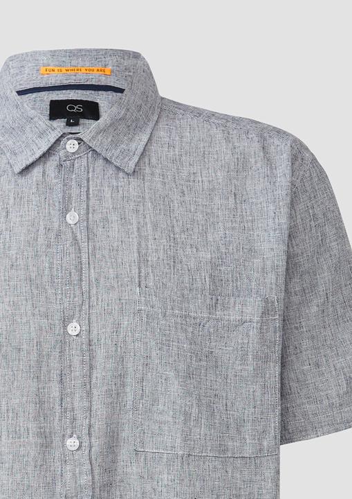 Produktbild S.Oliver Hemd Regular Fit: Meliertes Hemd aus Leinenmix (XXL)