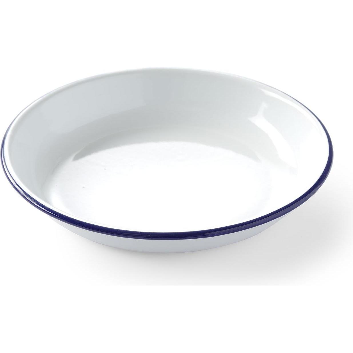 Hendi Teller emalliert, tief, Teller, Grau