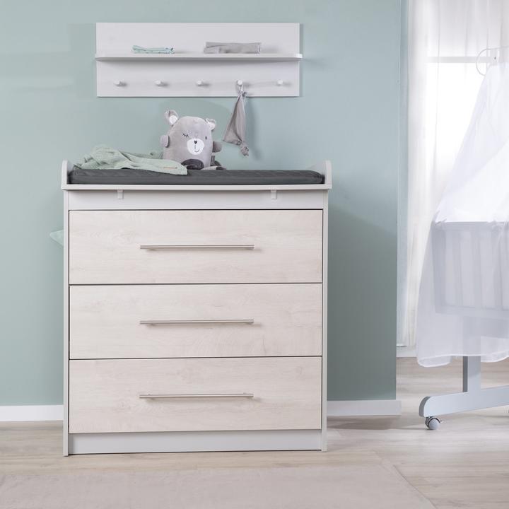 Produktbild Roba Wickelauflage Graphite gesteppt (75 x 85 cm)