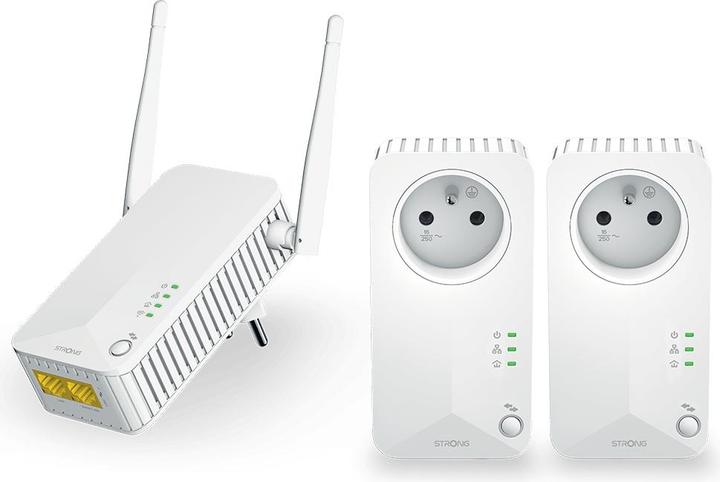 Strong Powerline Wi-Fi 600 Triple Pack (600 Mbit/s)