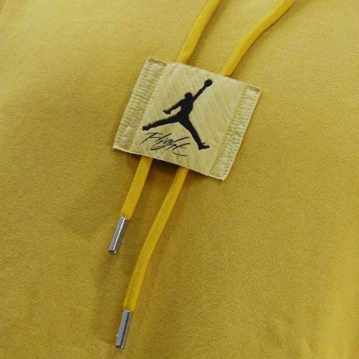 Produktbild Air Jordan Essentials Statement Fleece Washed Pullover Hoodie Yellow Ocher - FB7290-752 (M)