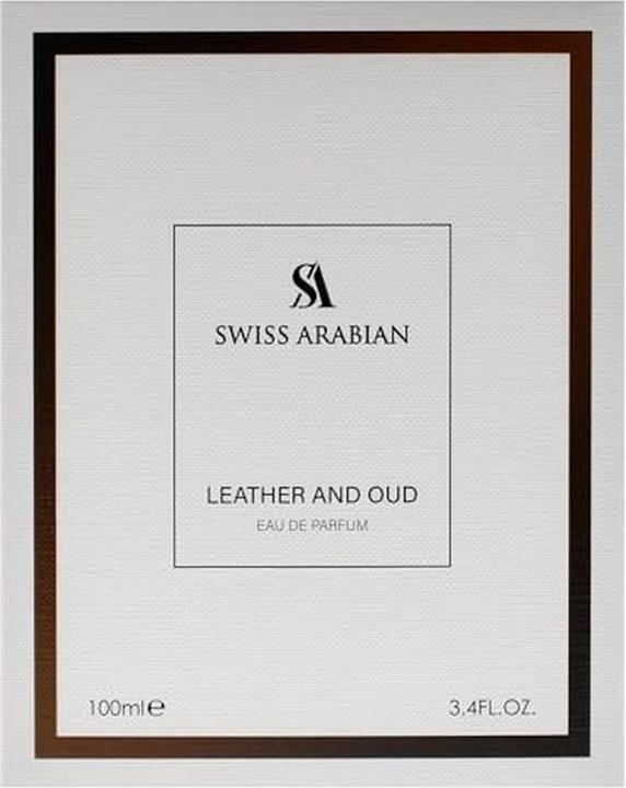 Actual product image Swiss Arabian Leather and Oud 1412 100ml EDP (Eau de parfum, 100 ml)