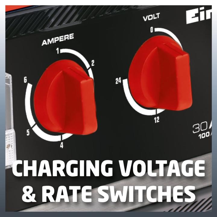 Actual product image Einhell CC-BC 30 (6V, 12V, 24V, 30 A)