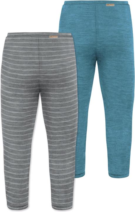Produktbild Normani 2er Pack Baby Merino Unterhose mit Füssen - 9539 (86)