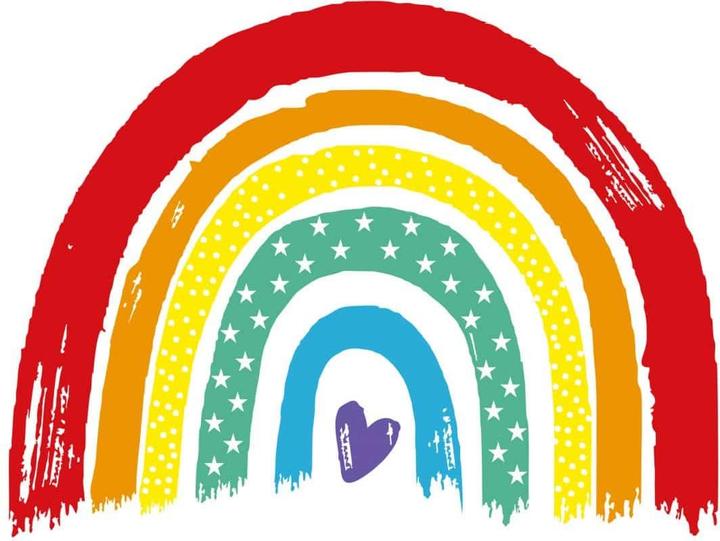 Image du produit Trenddeko Arc-en-ciel (105 x 80 cm)
