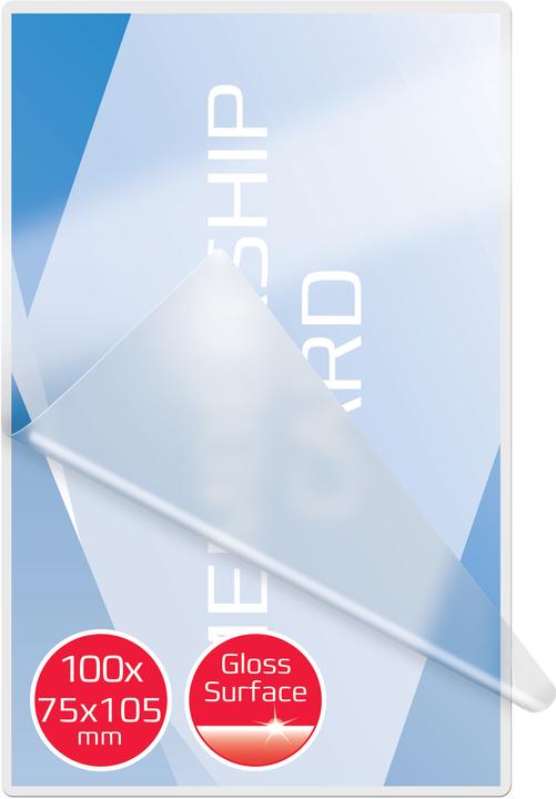 Actual product image GBC CARD POUCH - Hot Laminating Foil Pockets (A7, 100 pcs., 125 µm)