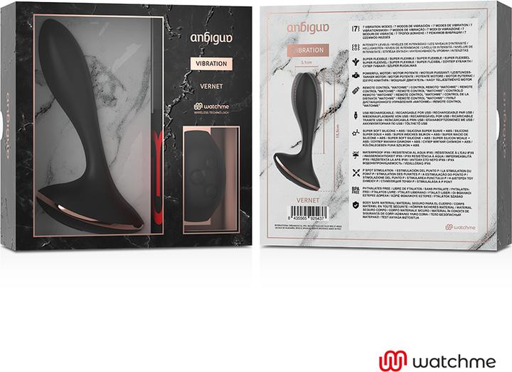 Image du produit Anbiguo Ambiguo Watchme Remote Control Vibrator Anal Vernet