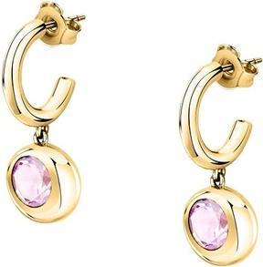Image du produit Morellato - Charming gold-plated hoop earrings with pendants Semipreziose SAXN17