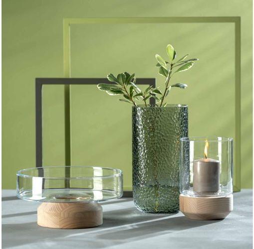 Produktbild Leonardo Dekoschale Legno Nature/Transparent, Eigenschaften: Keine (27.5 x 15 x 28 cm)
