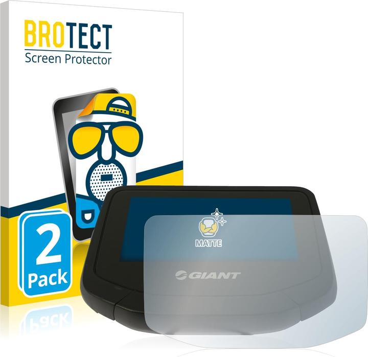Anti-rayures Anti-traces Protection D'écran Anti-Reflet Brotect Pour TomTom Go 6200 - Film Mat 2 Pièces - Made In Germany Tomtom Go Premium