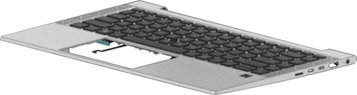 HP Top Cover W/Keyboard CP+PS BL