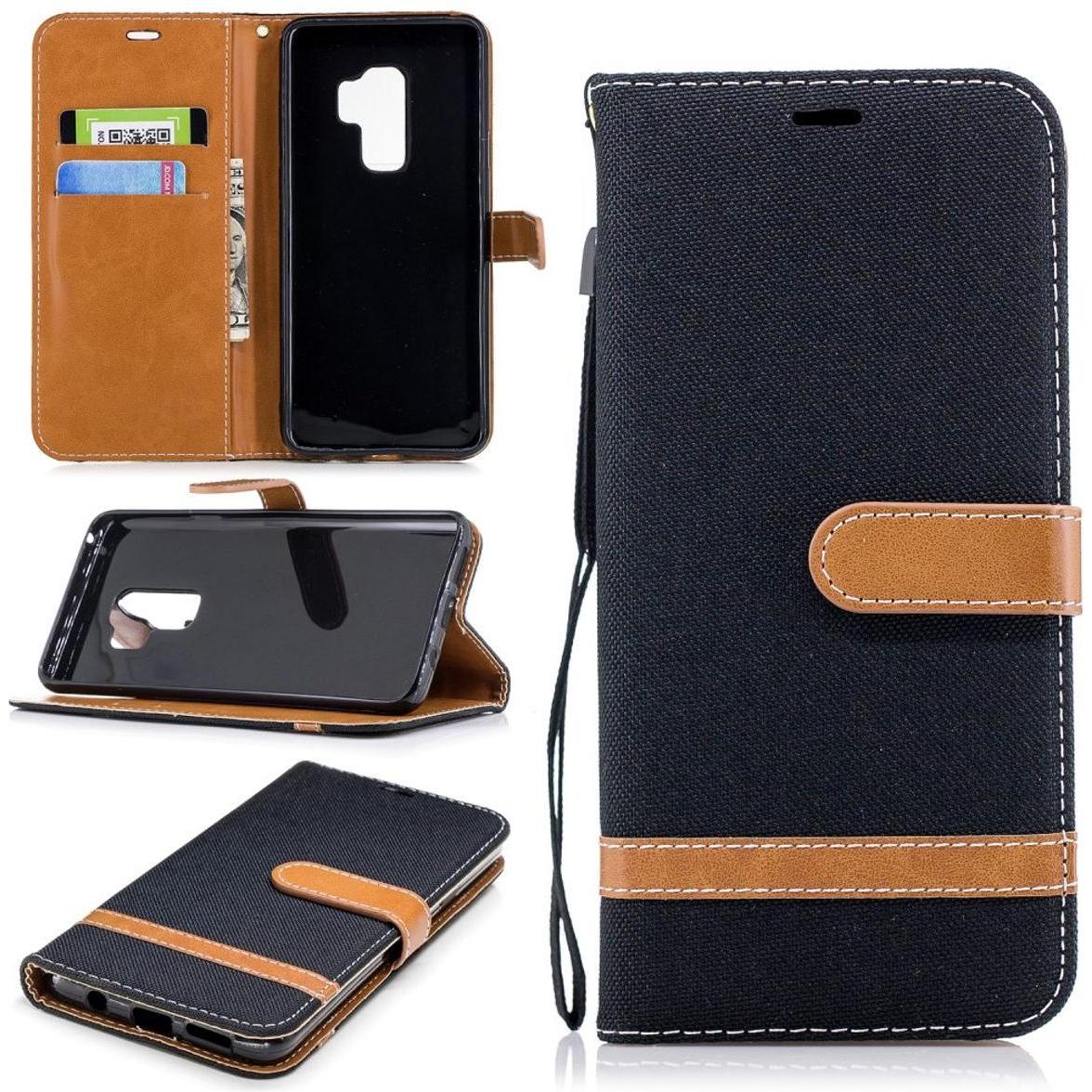 König Design Hülle Handy Schutz für Samsung Galaxy S9 Plus Case Cover Tasche Wallet Etui Neu (Samsung Galaxy S9+), Smart...