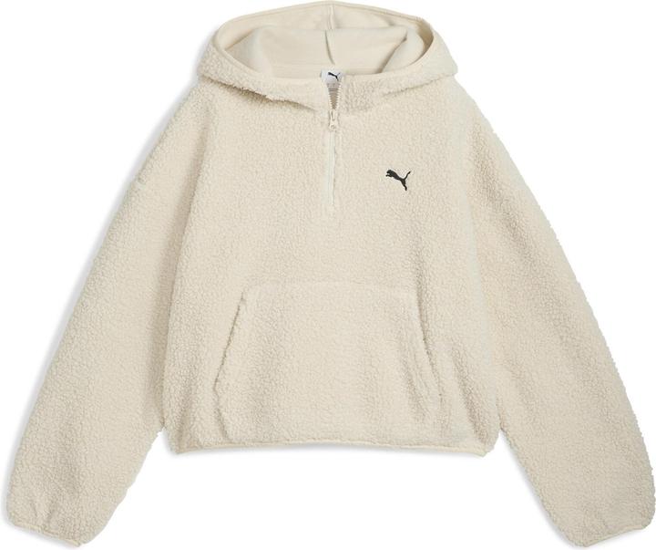 Actual product image Puma WARDROBE ESS Oversized Polar Fleece Hoodie (S)