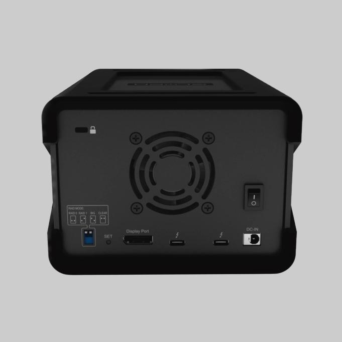 Thumbnail - Glyph Blackbox PRO RAID 8TB with Hub, Enterprise Class, Thunderbolt 3 (8 TB), Externe Festplatte, Schwarz