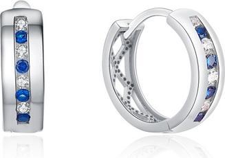 Immagine prodotto Moiss Orecchini tondi in argento con zirconi colorati E0000413 (L)