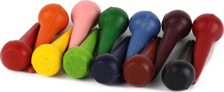 Produktbild ÖkoNorm Maltropfen (Blau, Gelb, Grün, Rot, Schwarz, Rosa, Orange, Braun, 12 x)