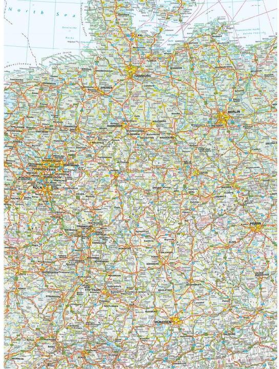 Produktbild Falk Deutschland Landkarte (240 x 300 cm)