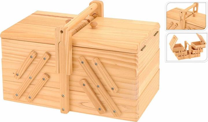 Immagine prodotto Natura Punto Scatola da cucito in legno