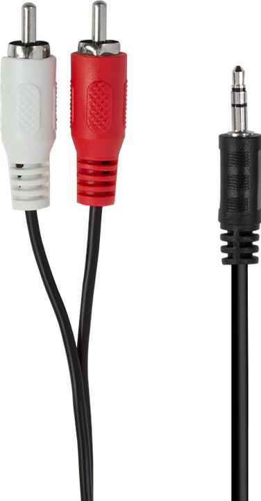 Image du produit LogiLink Câble de connexion (1.50 m, Jack 3,5 mm (AUX), RCA)