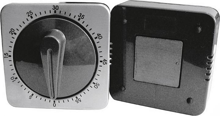 Productafbeelding My Basics Korte timer mechanisch met magneet 6,5x6,5x4,5cm