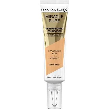 Max Factor, Foundation, Miracle Pure Skin-Improving Foundation (33 Crystal Beige)