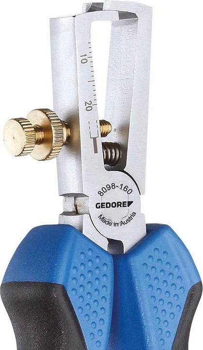 Actual product image Gedore 8098JC Wire stripper 2K handle (160 mm)