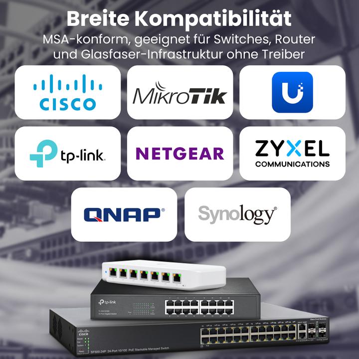 Actual product image Extralink SFP+ | SFP+ WDM Module | 1270/1330nm, single mode,, LC, DOM, pair