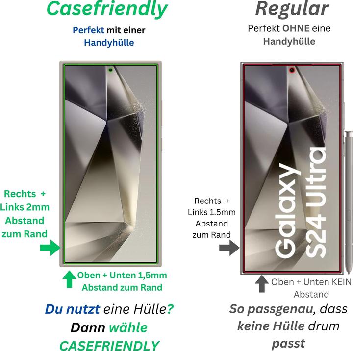 Immagine prodotto Dipos Pellicola Protettiva 2-Way Anti-Shock (1 Pezzo/i, Samsung Galaxy S24 Ultra)