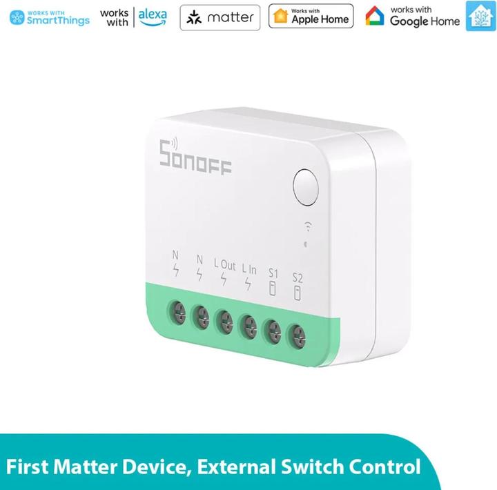Actual product image Sonoff Minir4m (Switch actuator)