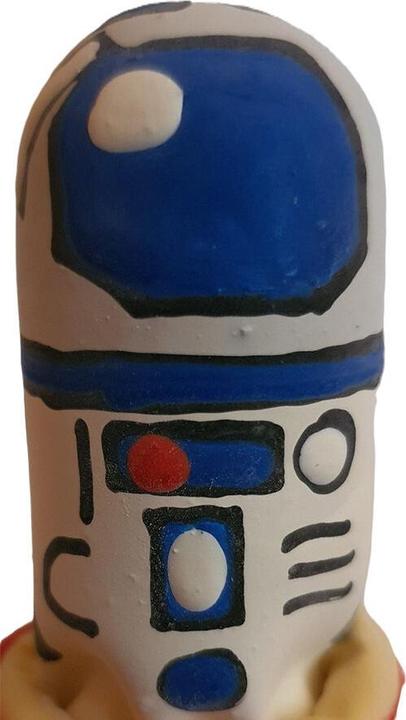 Produktbild Erco Scherzkondom „Roboter“ – Handbemalt, Naturkautschuklatex, Fun-Geschenk für Technikfans (1 Stk.)