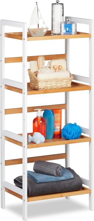 Actual product image Relaxdays Bathroom Shelving Unit (45 x 31.5 x 110 cm)