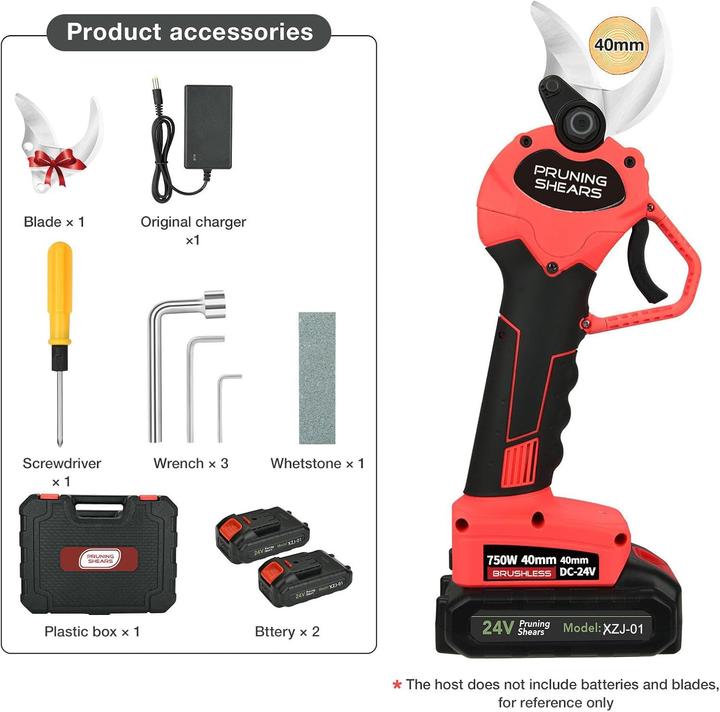 Actual product image Pruning Shears Battery lopping shears