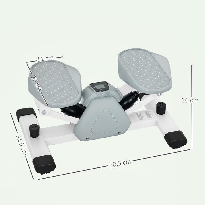 Produktbild SportNow Mini Stepper Stahl, Kunststoff Grau