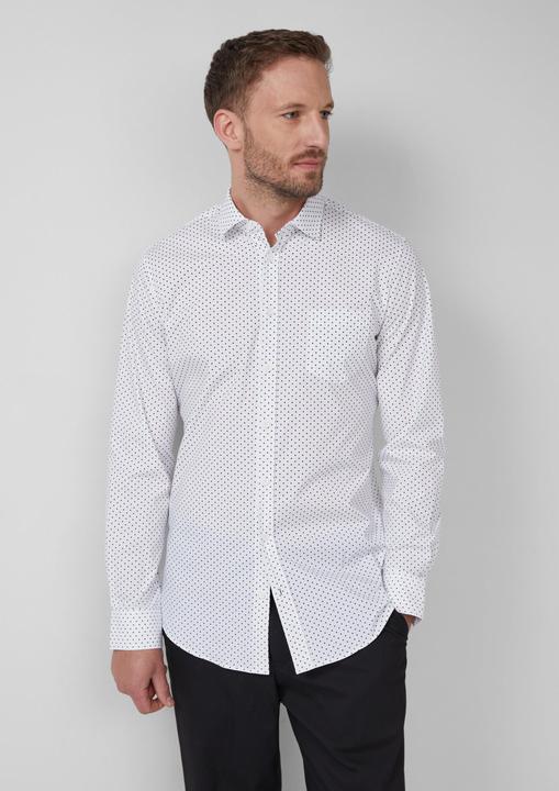 Immagine prodotto s.Oliver Hemd Tailored Fit: Langarmhemd mit All-over-Print (44)