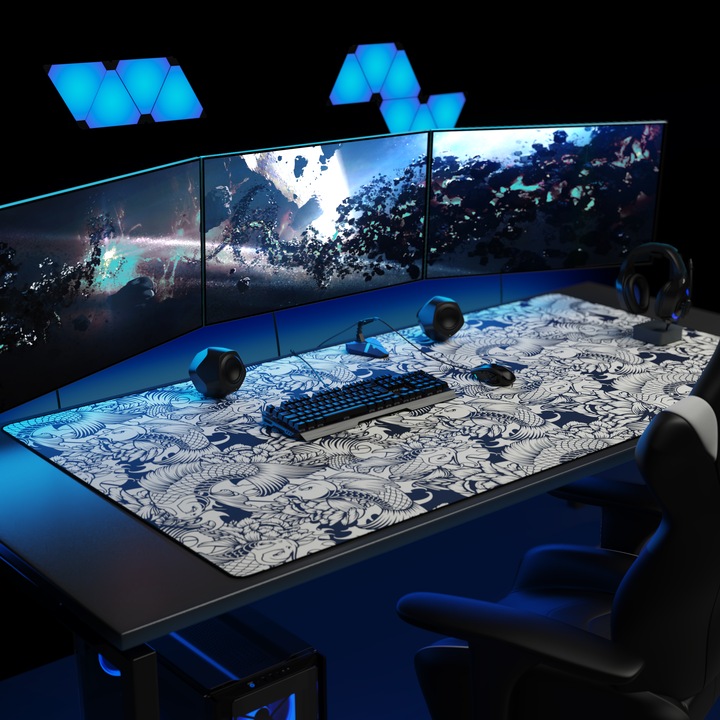Actual product image Titanwolf Gaming mouse pad, XXXL speed gaming mouse mat, mouse pad extra large surface of 1600 x 800mm, Kois (XXL)