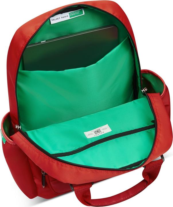 Actual product image Delsey Paris x United Colors of Benetton Colour Block backpack 42 cm laptop compartment (2.50 l)
