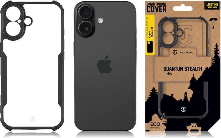 Image du produit Tactical Quantum Stealth Cover für Apple iPhone 17 Klar/Schwarz (Apple iPhone 17)