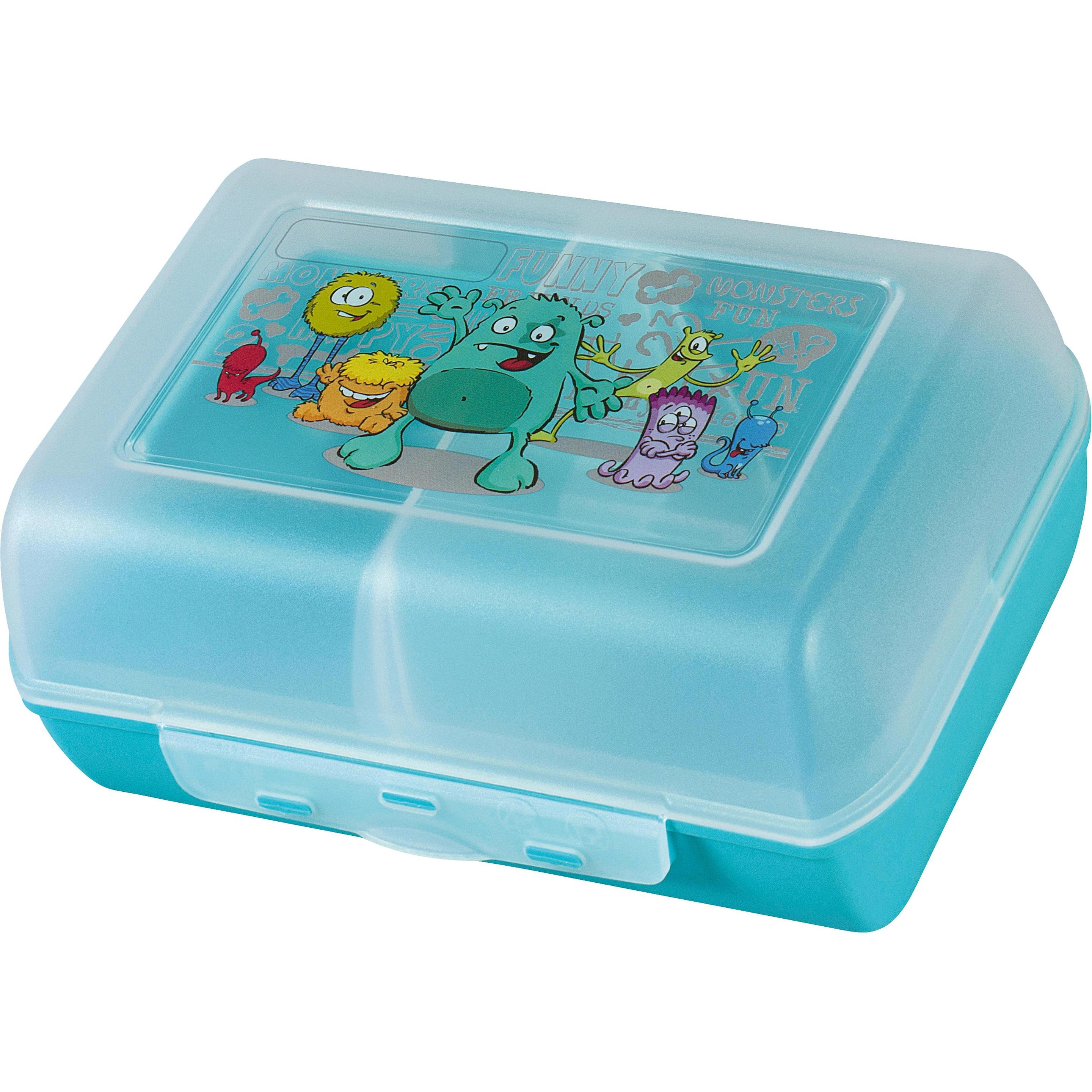 Emsa Clip Box Monster, Lunchbox, Blau