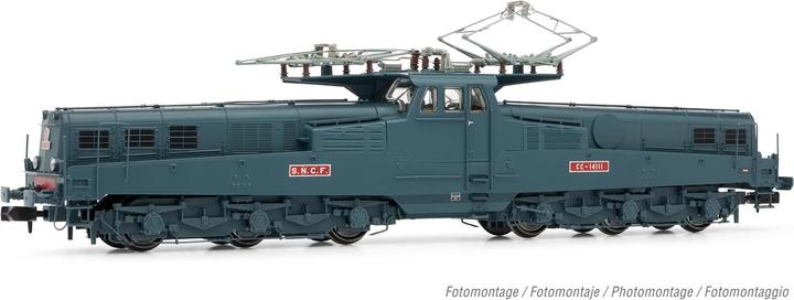 Hornby SNCF Locomotive électrique CC 14111 bleue 4 lampes Ep. III DCS (Piste 0)