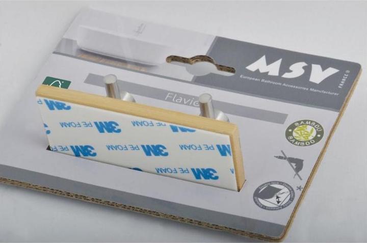 Immagine prodotto MSV Gancio in acciaio inox e bambù Flavio