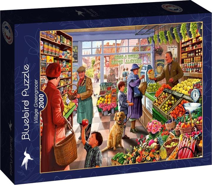 Immagine prodotto Bluebird Puzzle 2000 pezzi Villaggio del fruttivendolo (2000 pezzi)