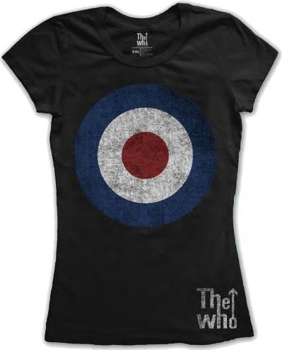 Actual product image The Who Target Distressed (Girlie) (L)